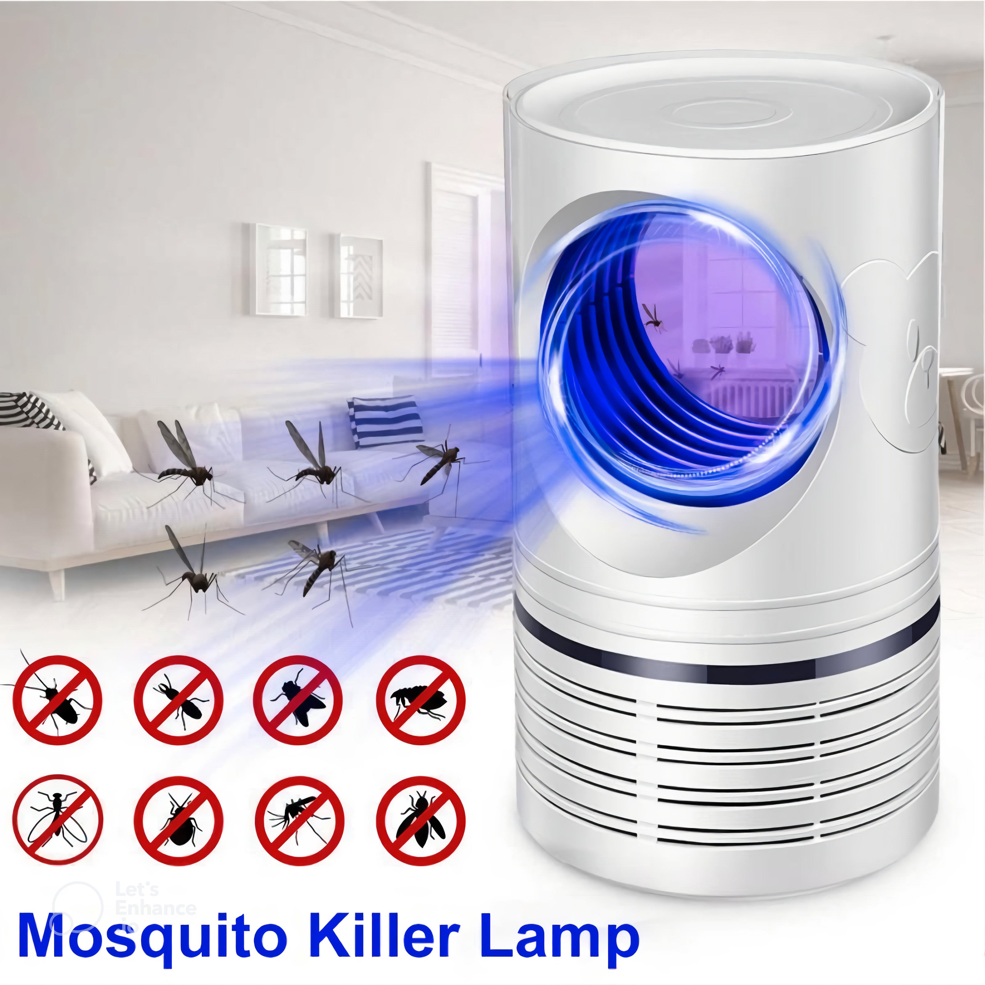 USB Powered Led Mosquito Killer Lamp - Big Size