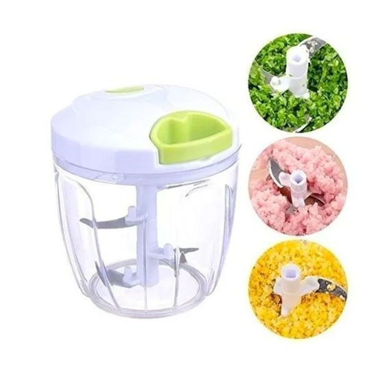 Mini Speedy Cutter: Manual Food Chopper & Blender - GreenArrow™ - Free Delivery