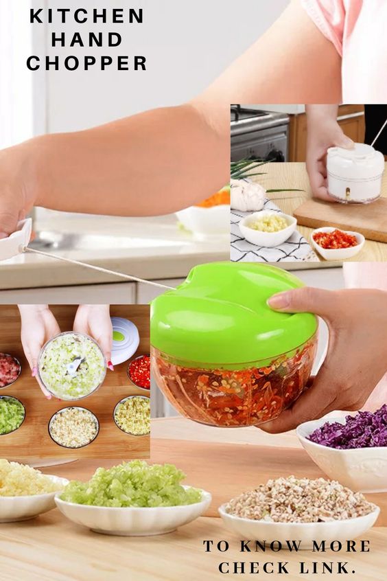 Mini Speedy Cutter: Manual Food Chopper & Blender - GreenArrow™ - Free Delivery