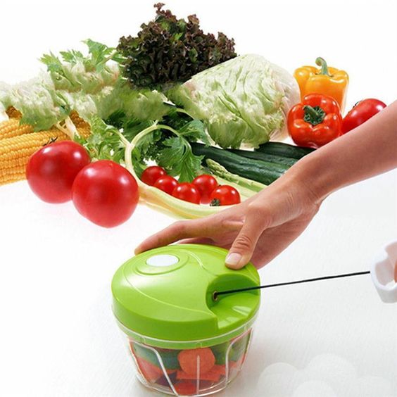 Mini Speedy Cutter: Manual Food Chopper & Blender - GreenArrow™ - Free Delivery