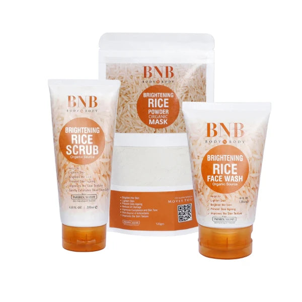 BNB Whitening Rice Organic Glow Kit