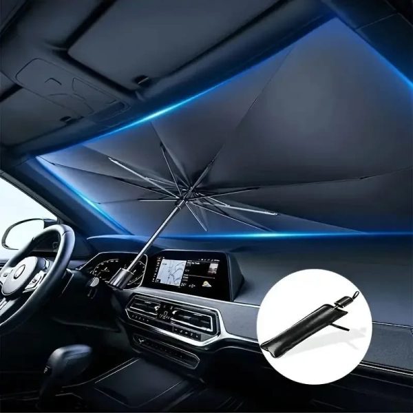 Foldable Car Windshield Umbrella Sun Shade – UV & Heat Protection