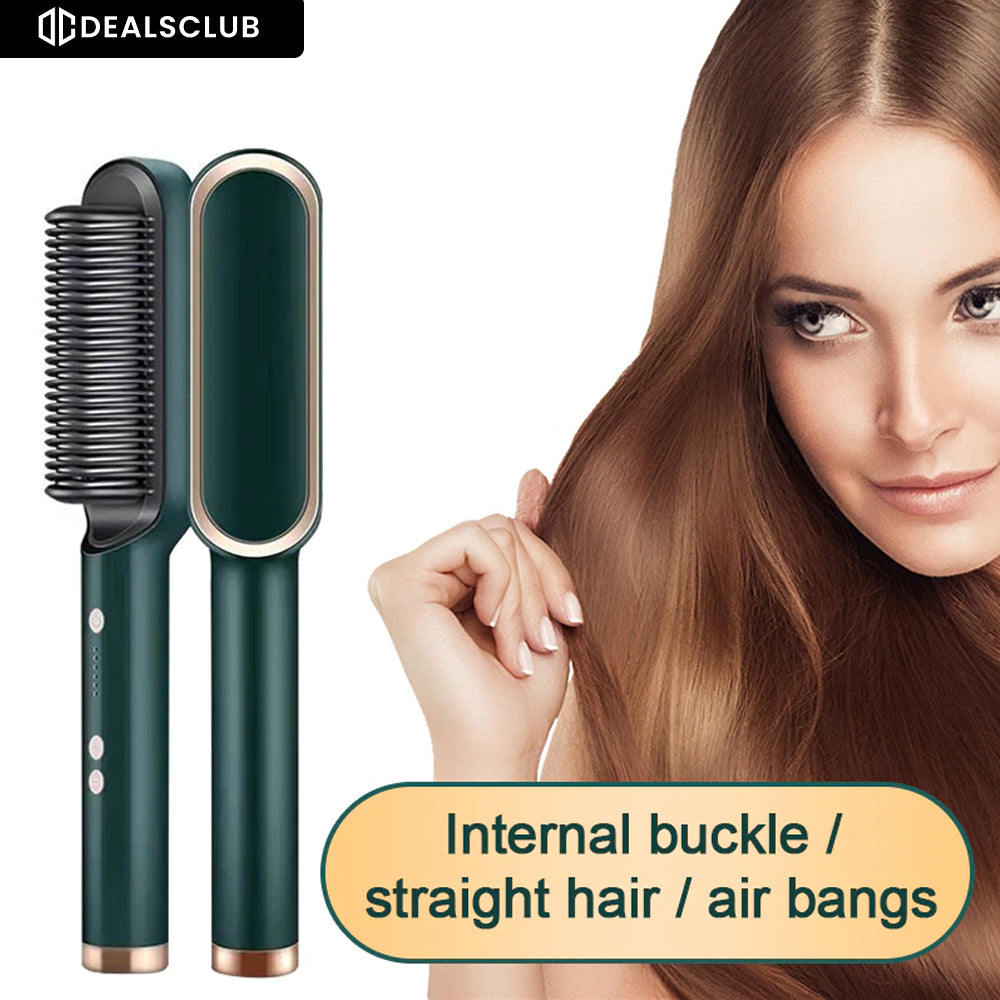 2-In-1 Professional Hair Straightener Comb - GreenArrow.shop - [FREE DELIVERY]