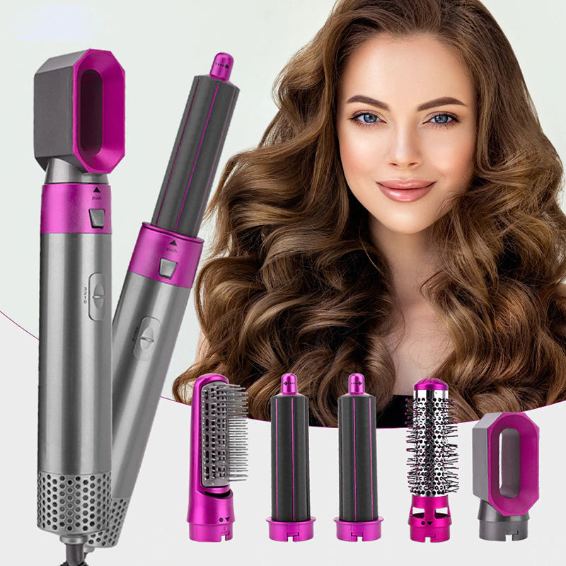 GreenArrow.shop - 5-in-1 Hair Dryer, Hot Air Blower Styler & Volumizer 5 in 1 Hair Brush,Negative Ion Ceramic Blow Dryer Brush for Women