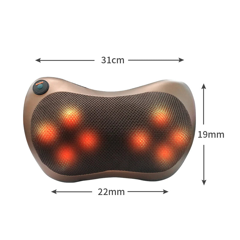 5-in-1 Pillow Shiatsu Massager For Home And Car - GreenArrow.shop