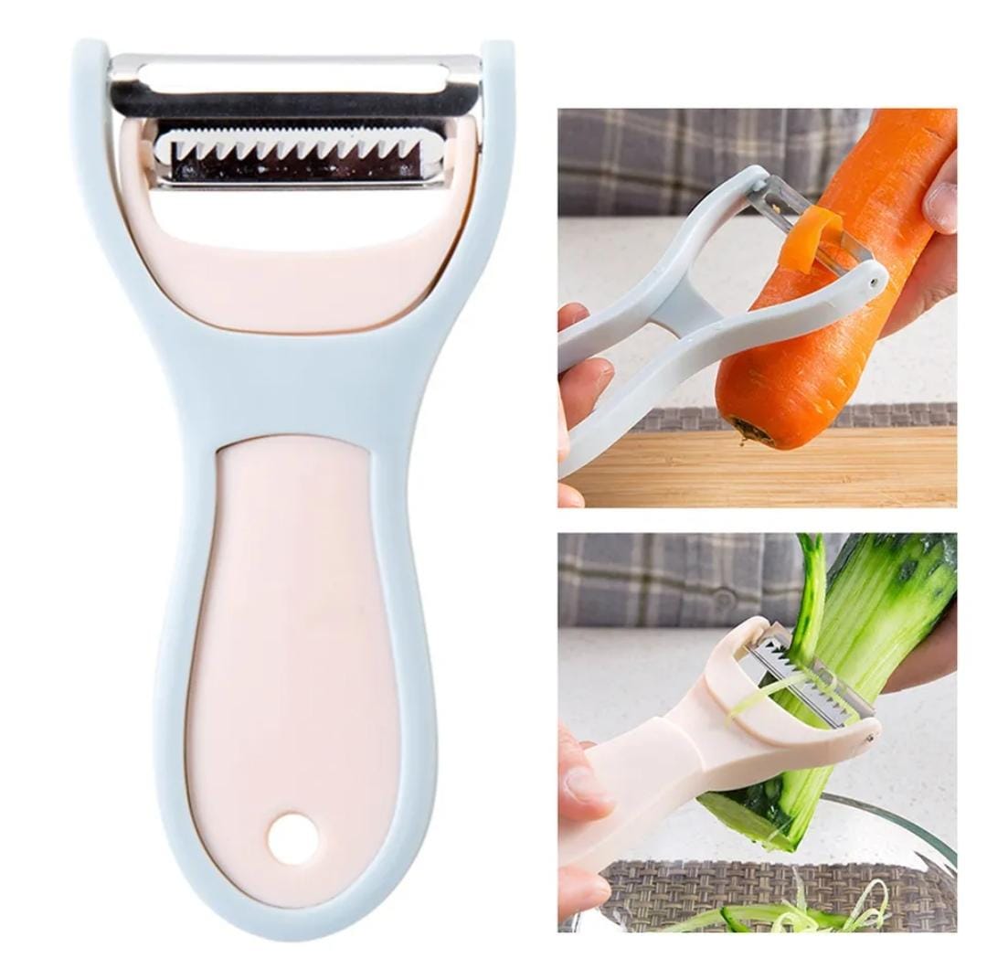 Tools 2 in 1 Vegetable Peeler Stainless Steel Cucumber Peeler Fruit Potato Peeling - Each