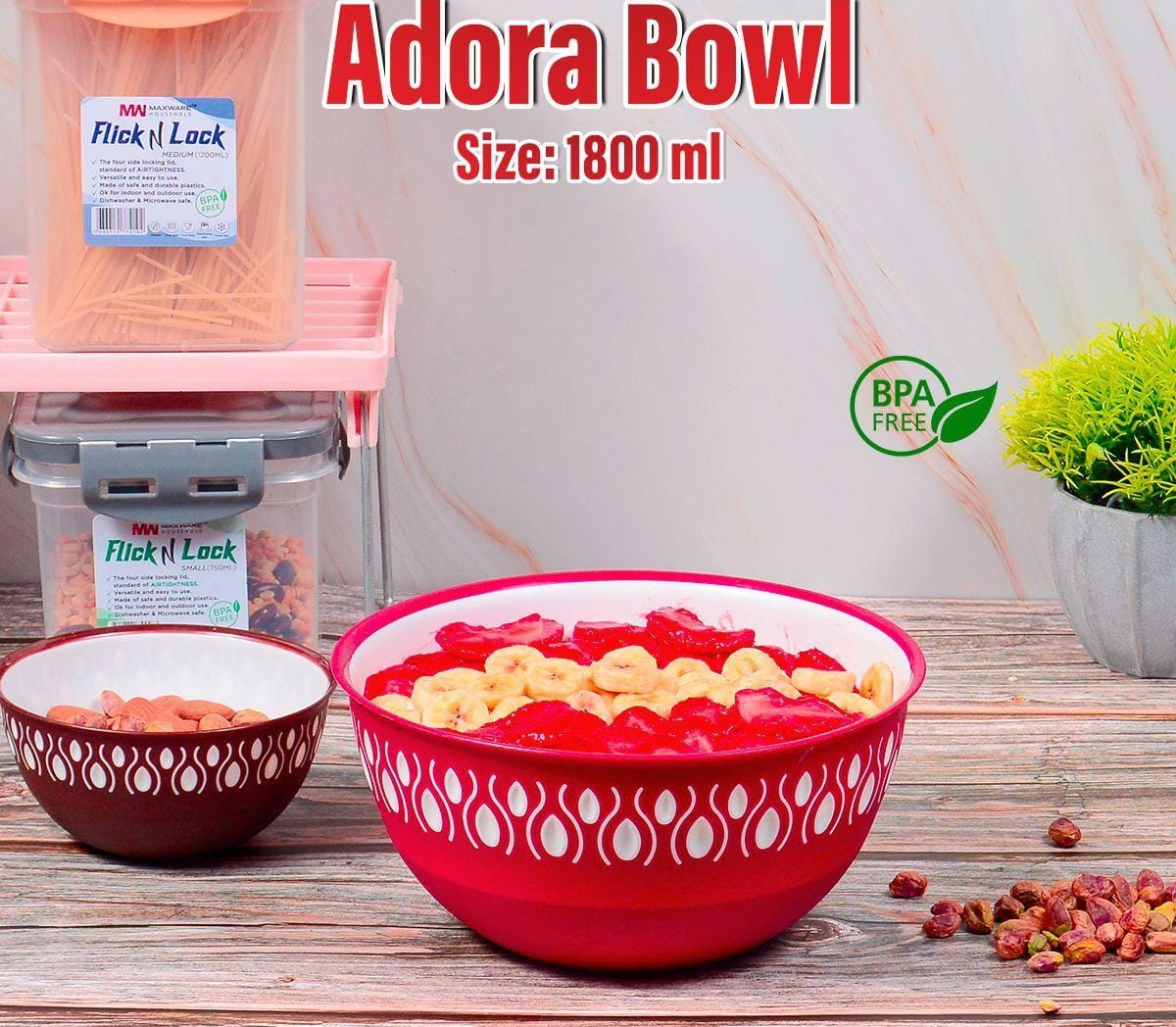 Adora Bowl 1800ML - Each