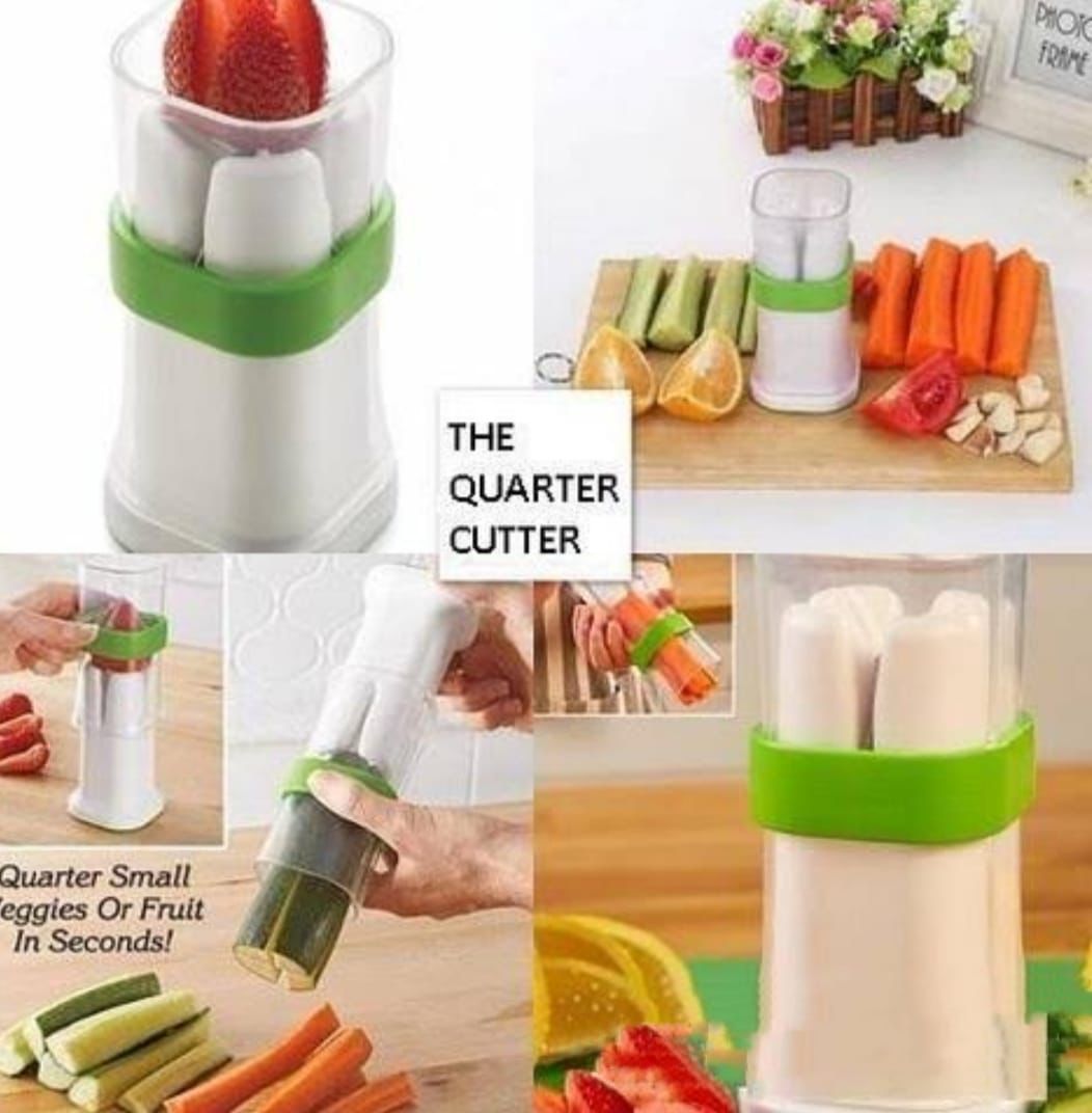 Quarter Cutter Strawberries Cucumbers Carrots Shredder Kitchen Slicer Tool