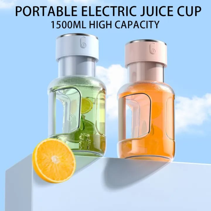 JUICE EXTRACTOR AND WATER BOTTLE IN ONE VERSATILE AND PORTABLE PREMIUM FOOD-GRADE MATERIALS