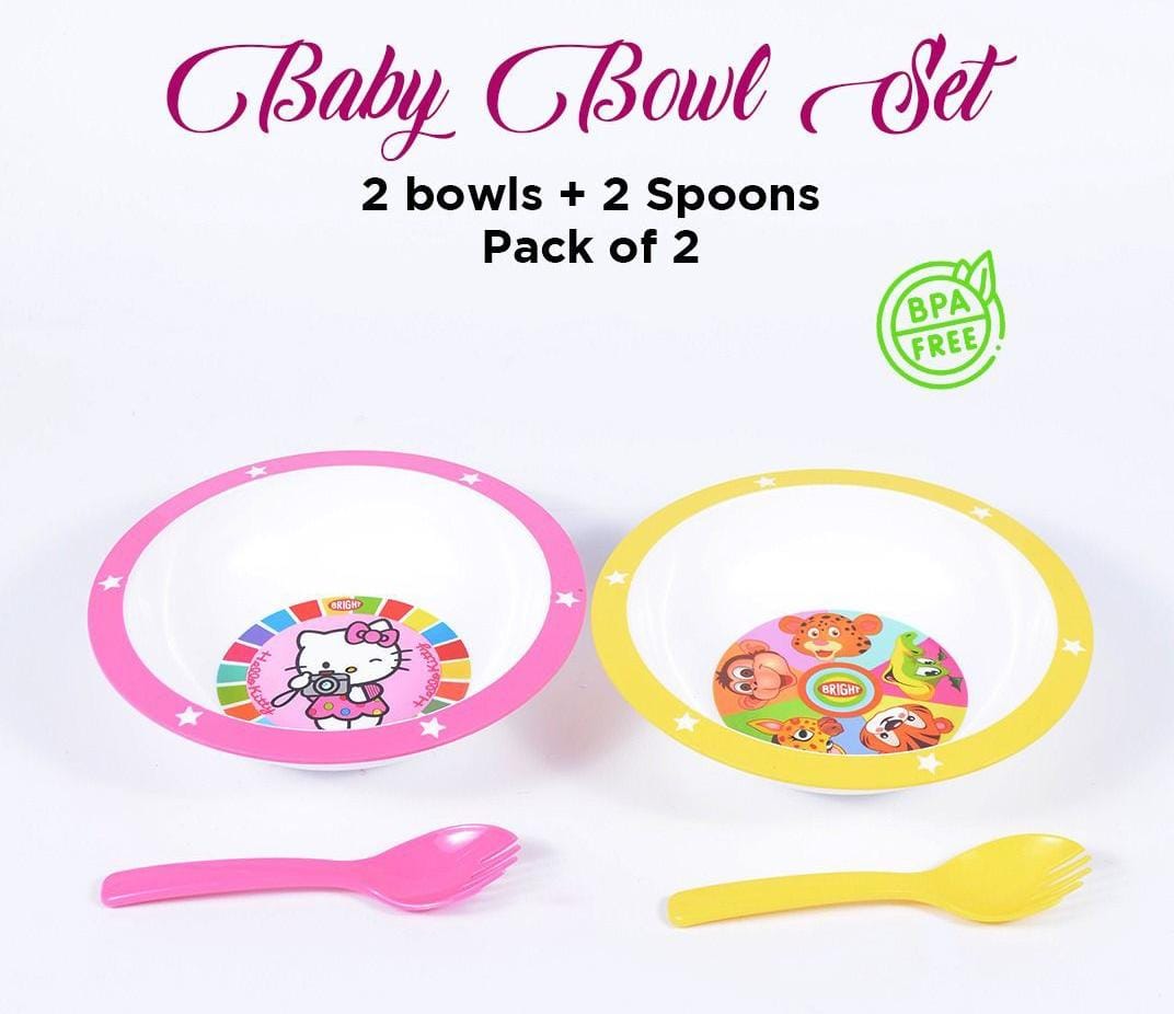 Pj Mask &amp; Animals Pack Of 2 Bowl &amp; Spork Set (Kc5426)